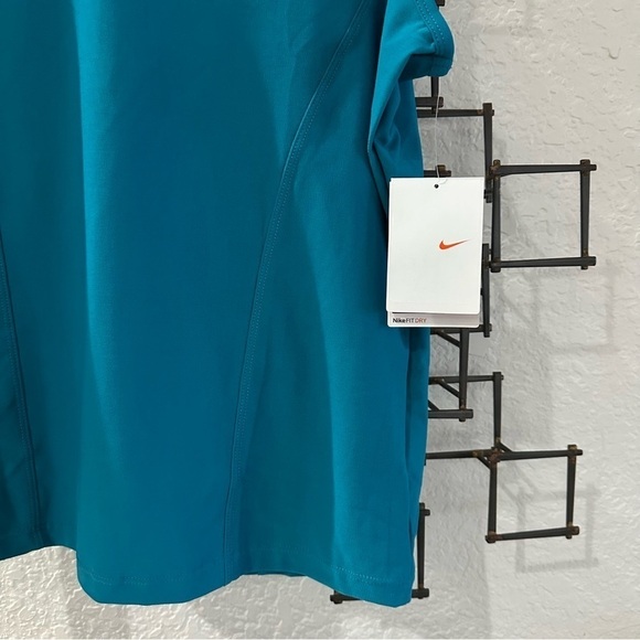 Nike Fit-Dry Women’s Active Tank Top Teal Size L – Dri-Fit Training NWT - Picture 4 of 5